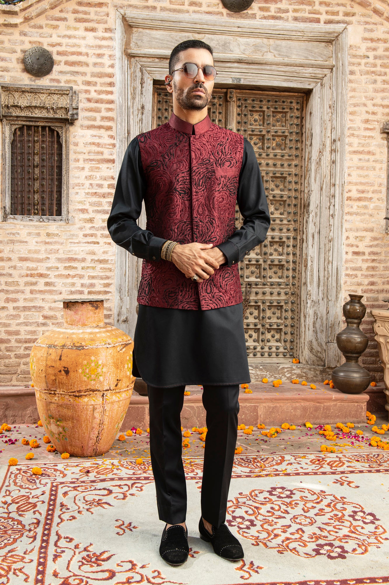 MERLOT NEHRU JACKET