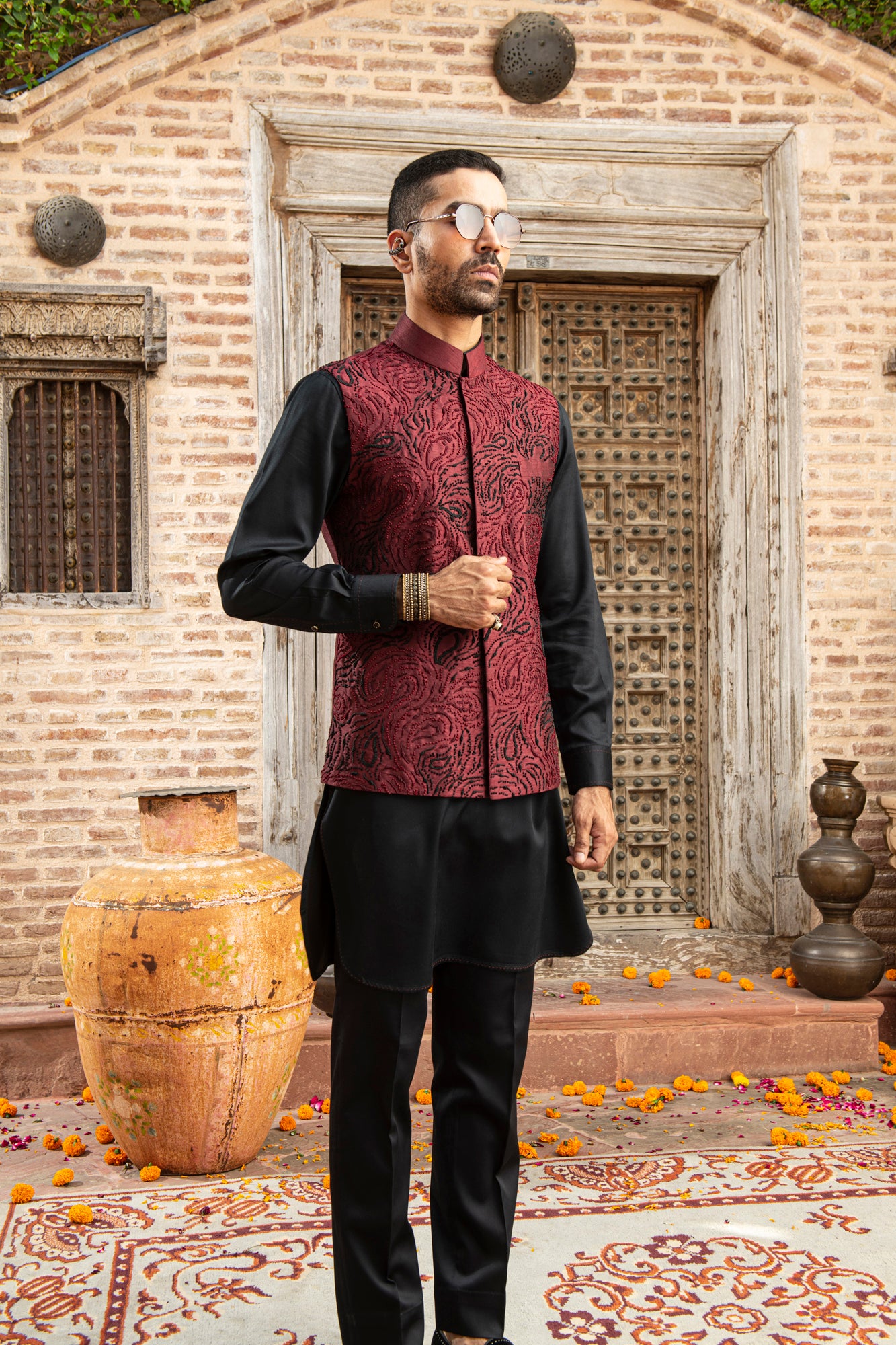 MERLOT NEHRU JACKET